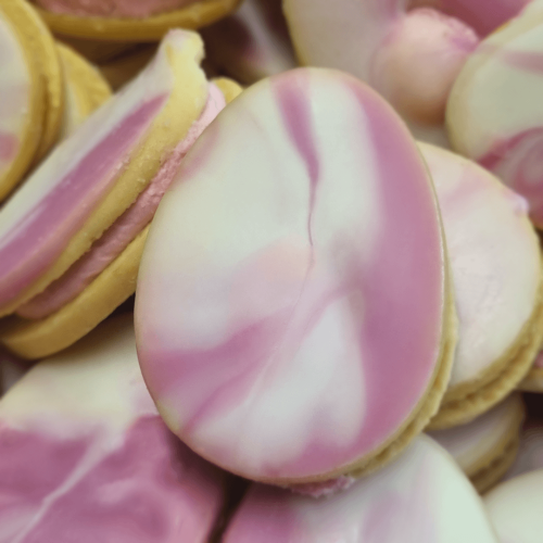 Preview: Osterkekserei Himbeer mit Himbeercremefüllung